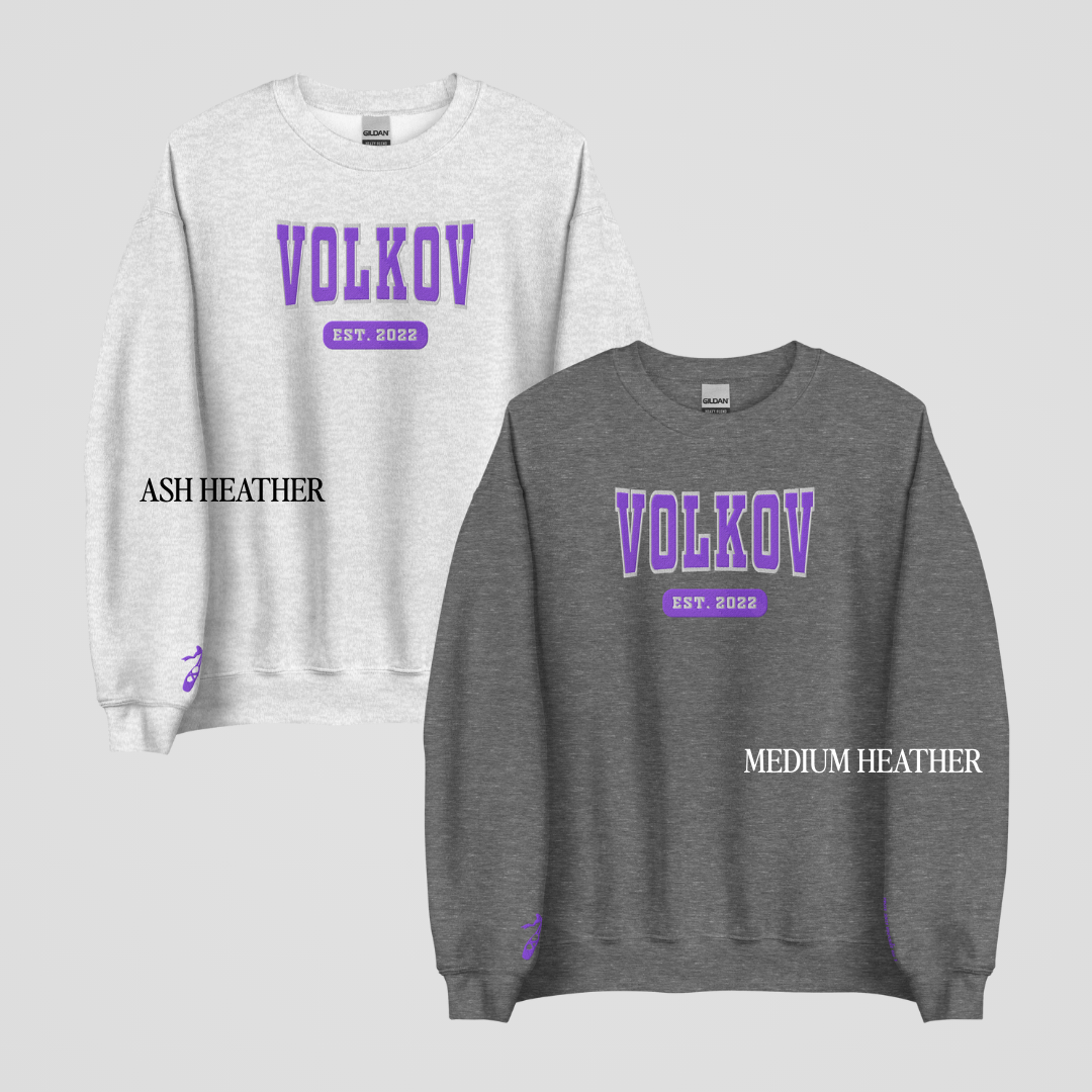 LEGACY OF GODS COLLEGIATE EMBROIDERED CREWNECKS *CREIGHTON x ANNIKA EDITION