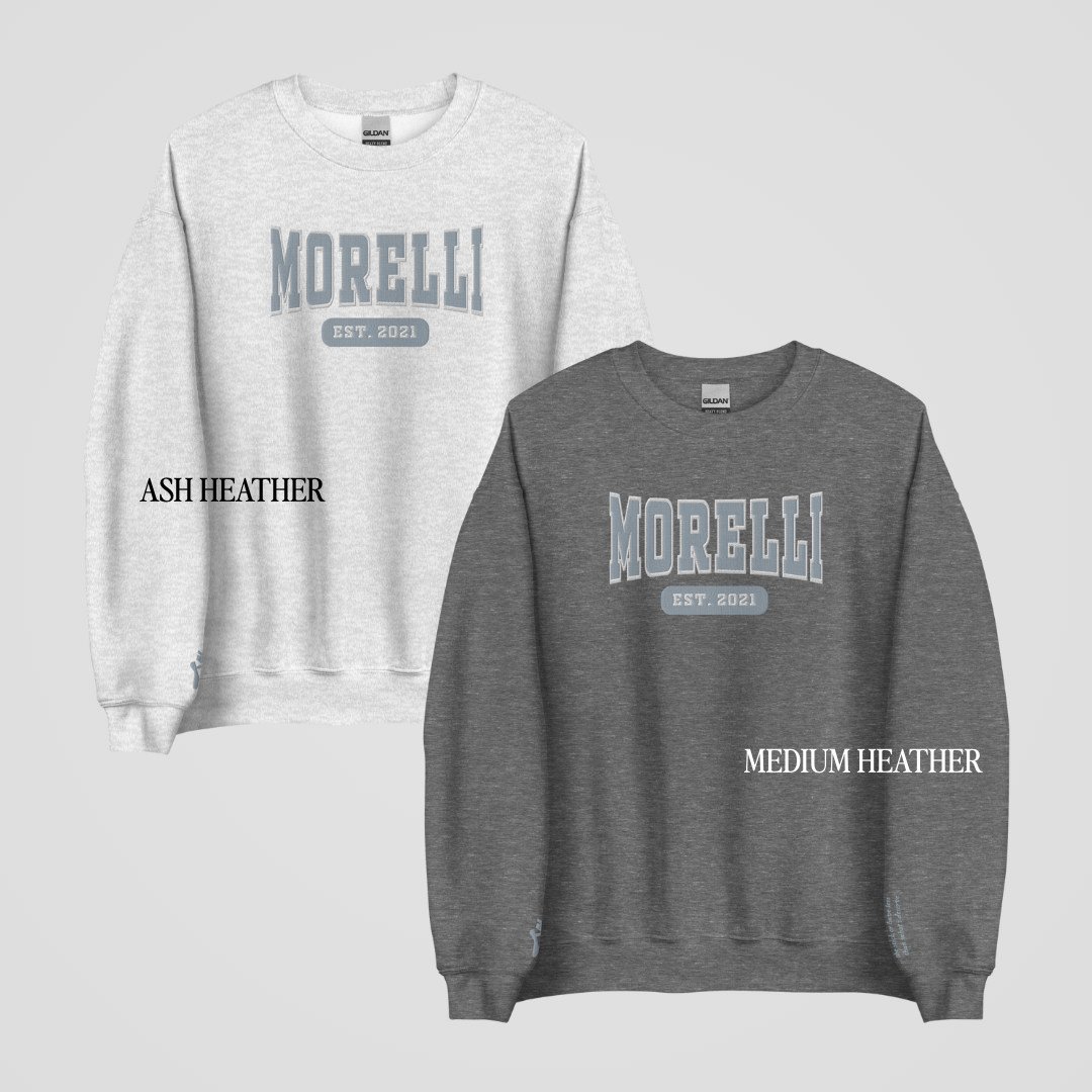 BRATVA COLLEGIATE EMBROIDERED CREWNECKS *ADRIAN x LIA EDITION