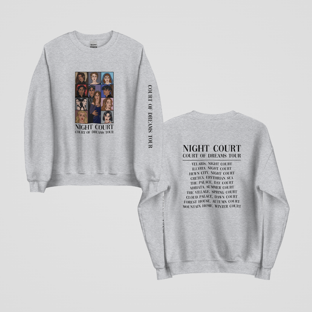 SARAH J MAAS CONCERT ERAS CREWNECKS