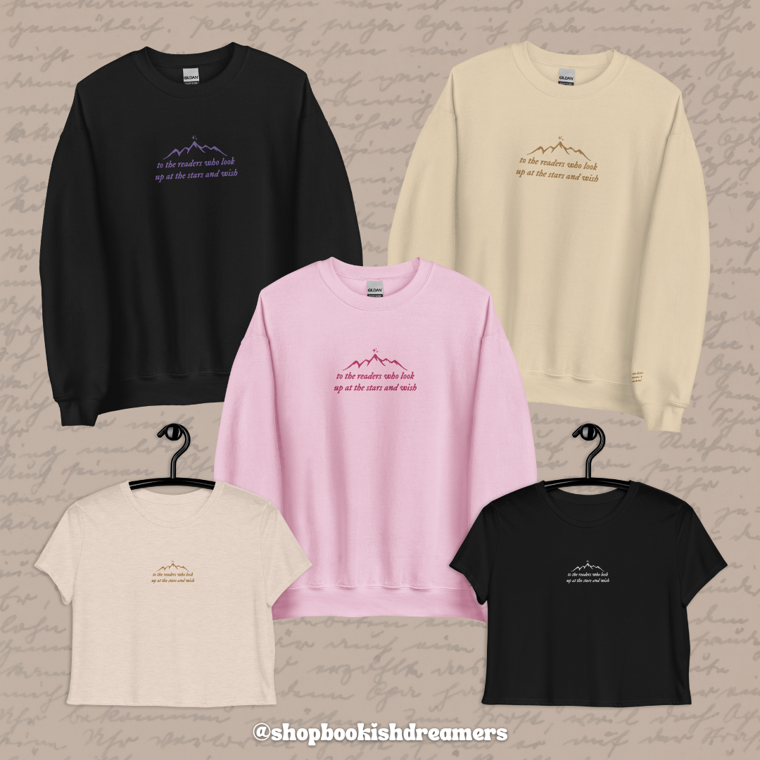 TO THE READERS EMBROIDERED CREWNECK