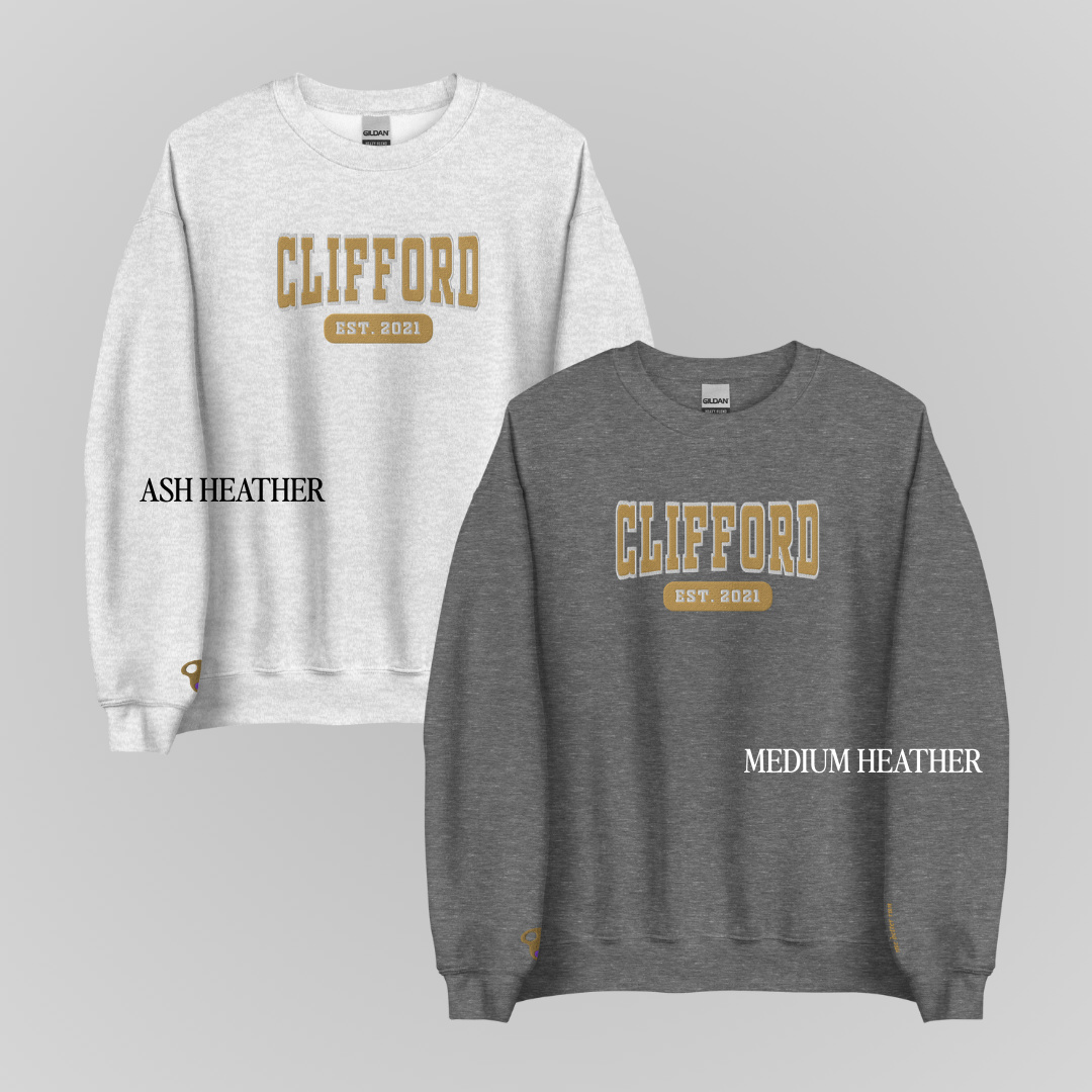 ROYAL ELITE COLLEGIATE EMBROIDERED CREWNECKS *LEVI x ASTRID EDITION