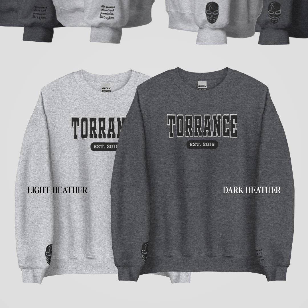 DEVIL'S NIGHT COLLEGIATE EMBROIDERED CREWNECKS *DAMON x WINTER EDITION