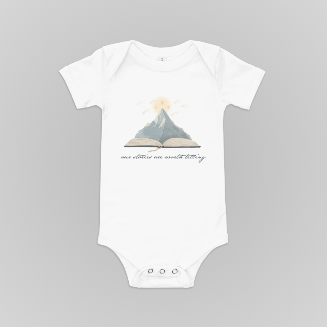 SARAH J MAAS BOOK WORLDS BABY ONESIES