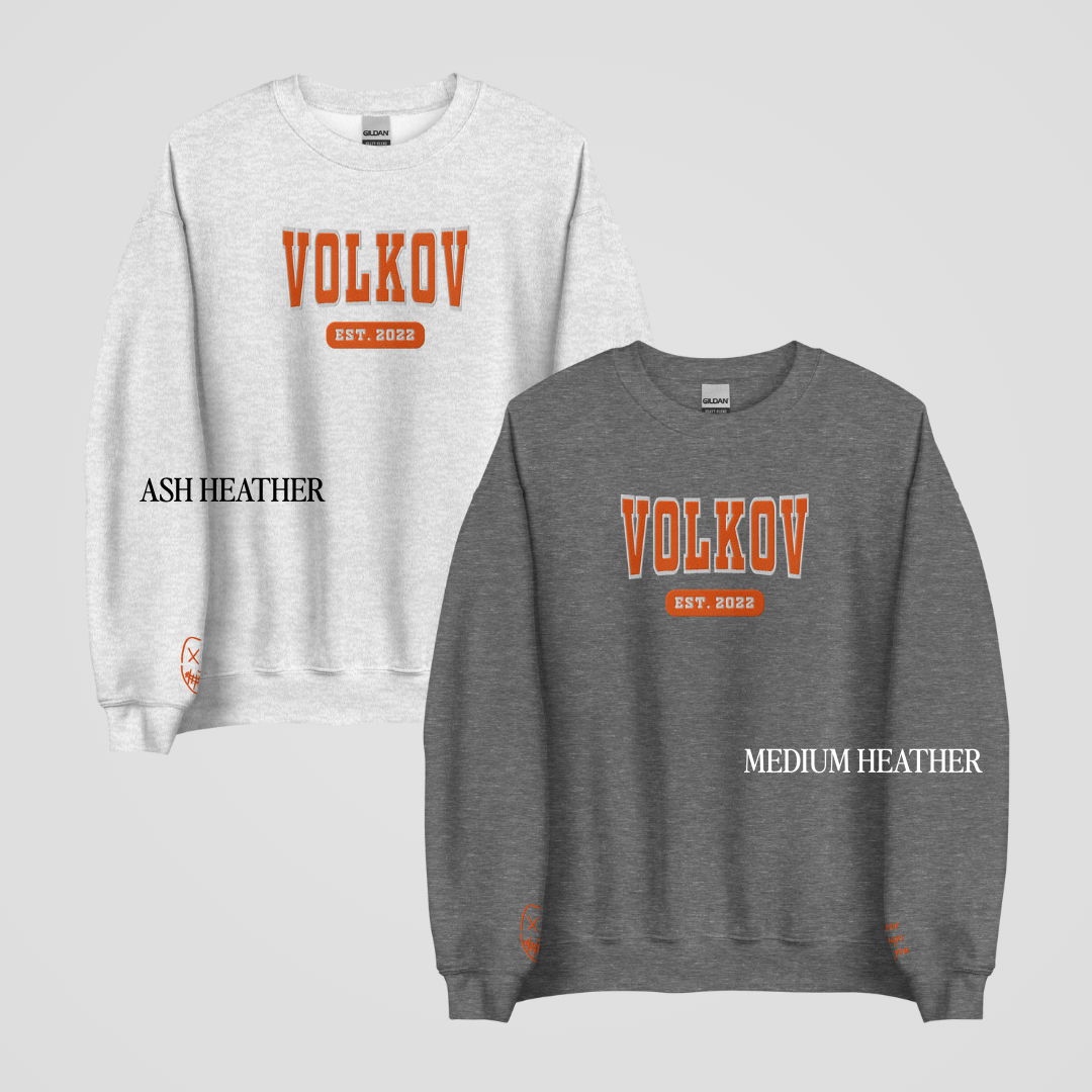 LEGACY OF GODS COLLEGIATE EMBROIDERED CREWNECKS *JEREMY x CECILY EDITION