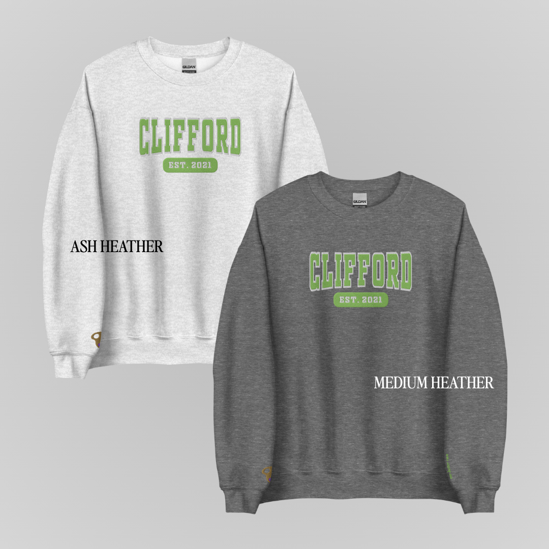 ROYAL ELITE COLLEGIATE EMBROIDERED CREWNECKS *LEVI x ASTRID EDITION