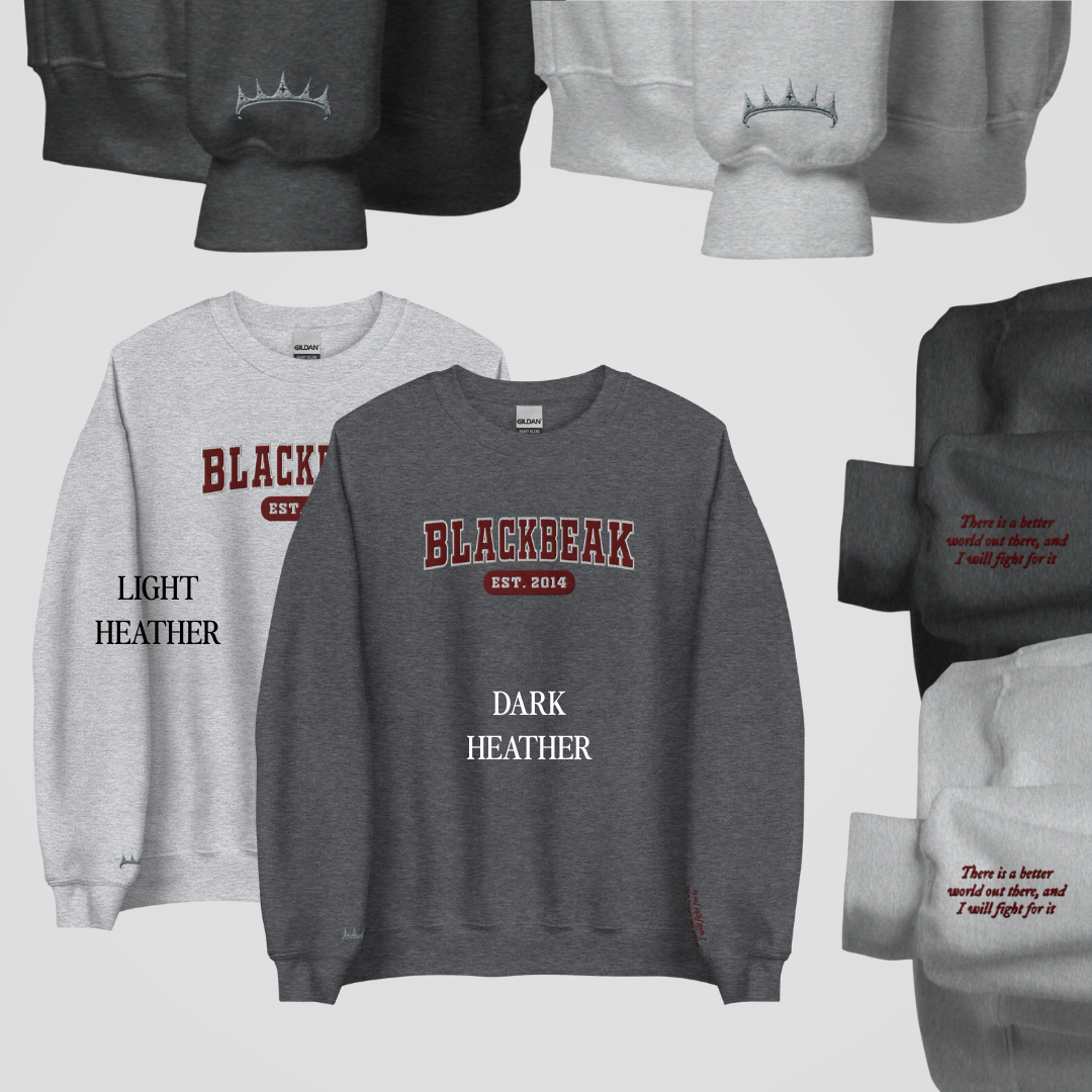 THRONE OF GLASS COLLEGIATE EMBROIDERED CREWNECKS *DORIAN x MANON EDITION