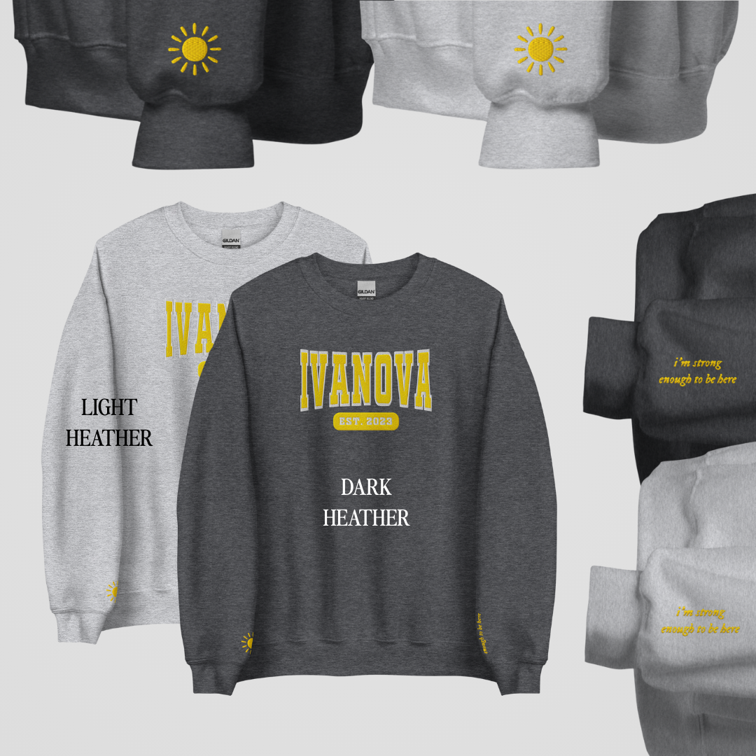 BRATVA COLLEGIATE EMBROIDERED CREWNECKS *KIRILL x SASHA EDITION