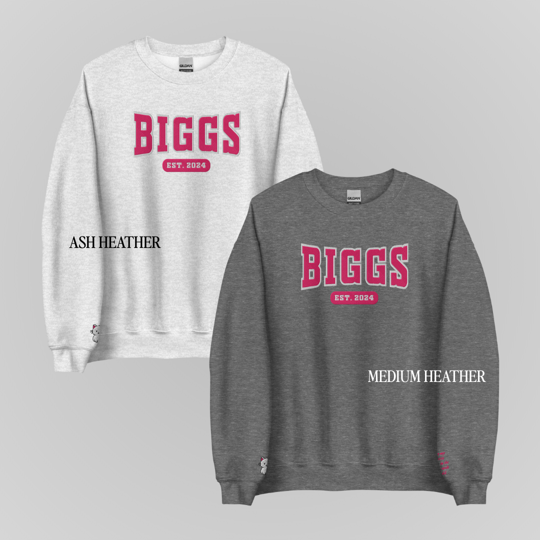 TOMMEN COLLEGIATE EMBROIDERED CREWNECKS *GIBSIE x CLAIRE EDITION