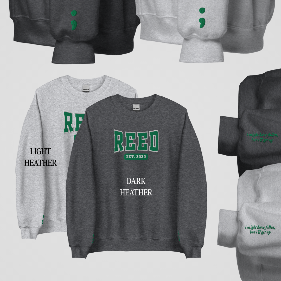ROYAL ELITE COLLEGIATE EMBROIDERED CREWNECKS *XANDER x KIM EDITION