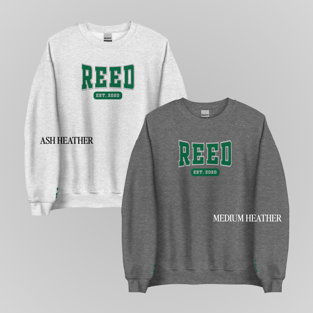 ROYAL ELITE COLLEGIATE EMBROIDERED CREWNECKS *XANDER x KIM EDITION