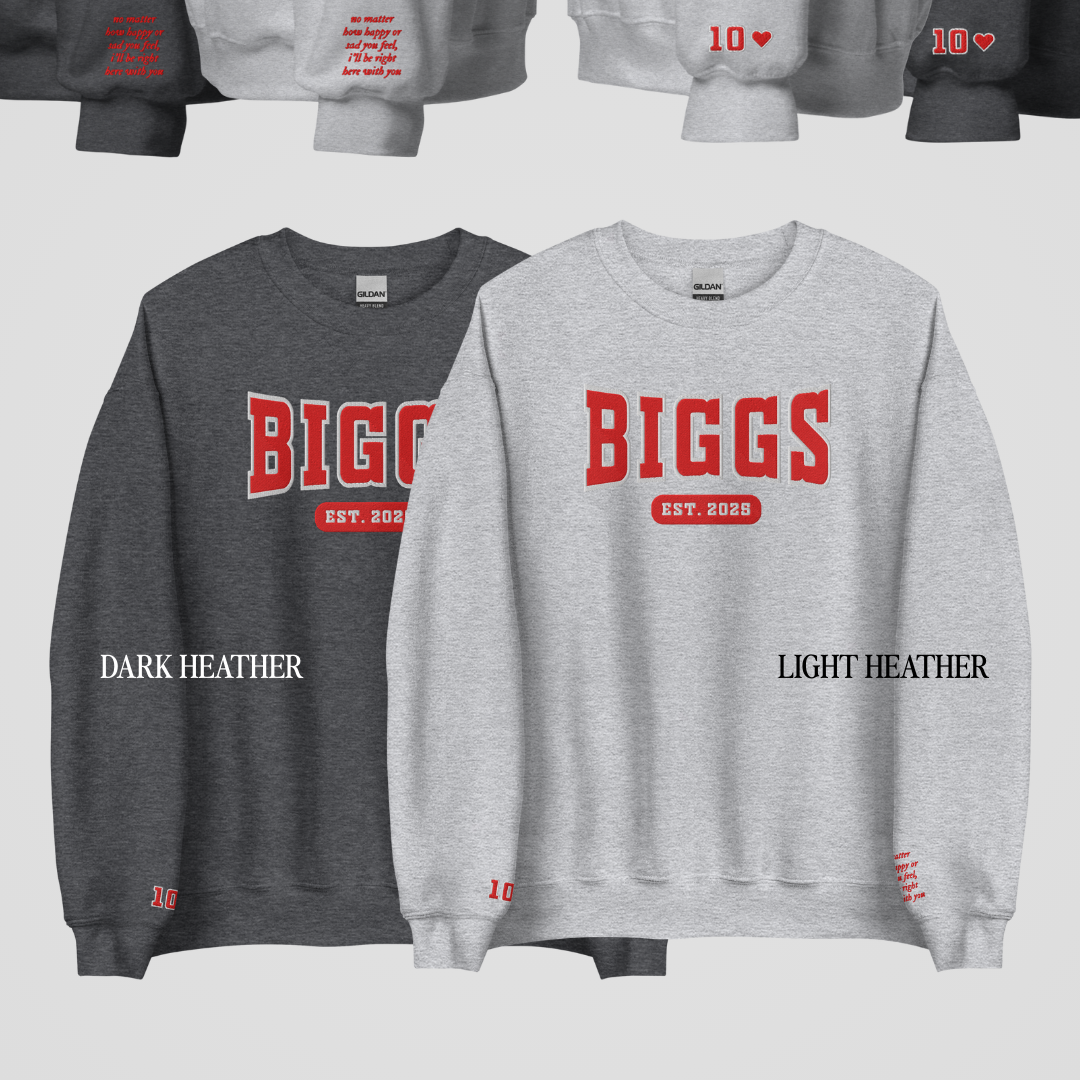 TOMMEN COLLEGIATE EMBROIDERED CREWNECKS *HUGHIE x LIZZIE EDITION