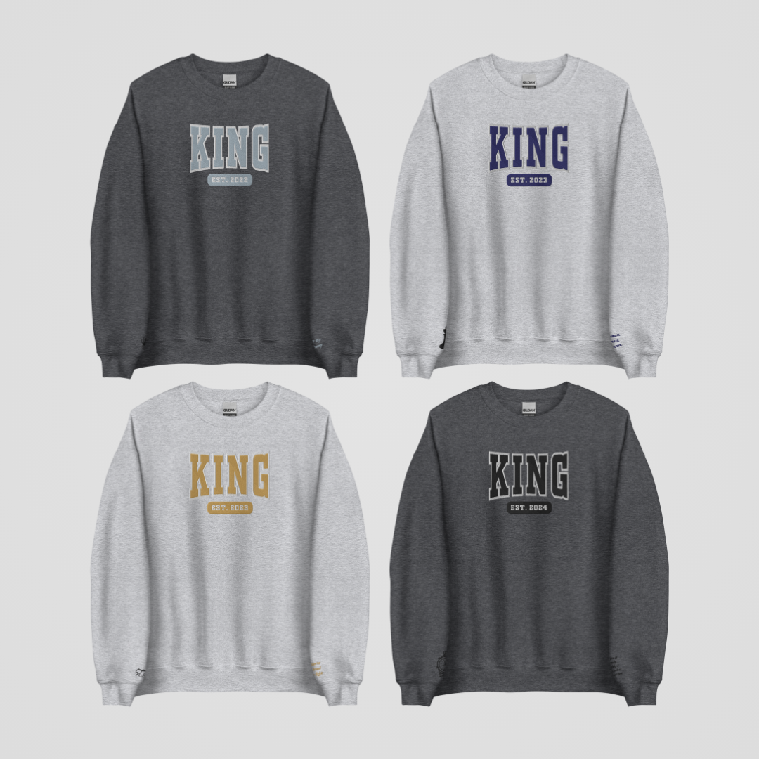 COLLEGIATE EMBROIDERED CREWNECK *ELITES x LEGACY OF GODS EDITION