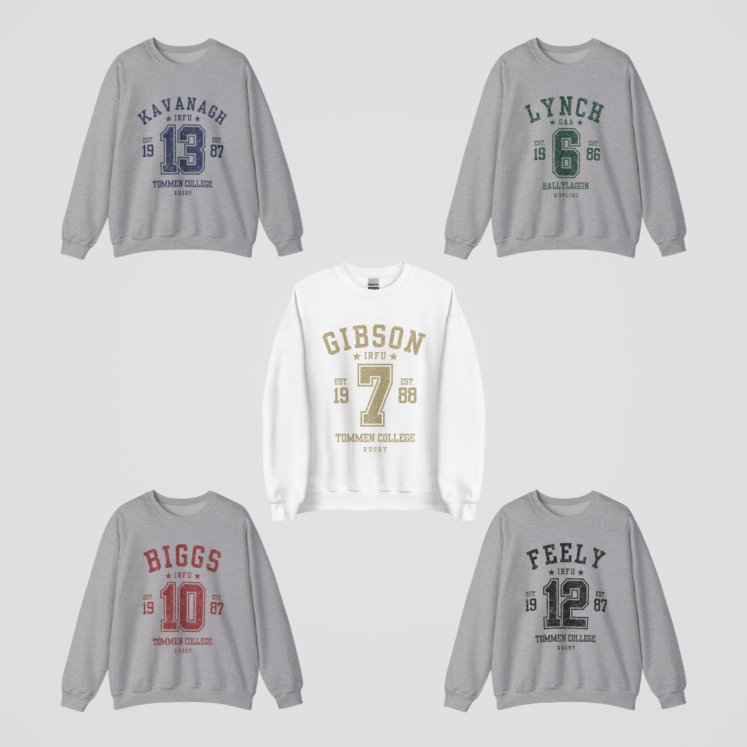 TOMMEN BOYS ATHLETIC CREWNECKS