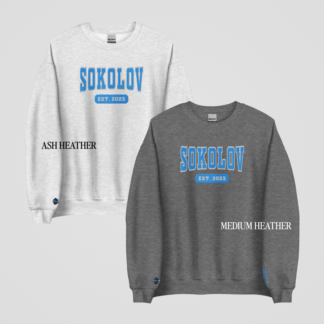 LEGACY OF GODS COLLEGIATE EMBROIDERED CREWNECKS *LANDON x MIA EDITION