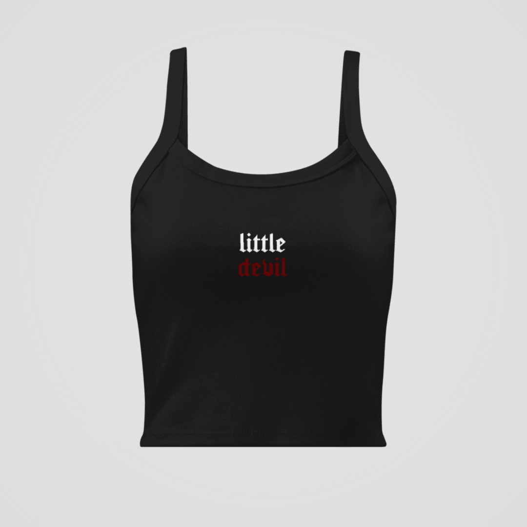 DEVIL'S NIGHT NICKNAMES EMBROIDERED BABY TANKS