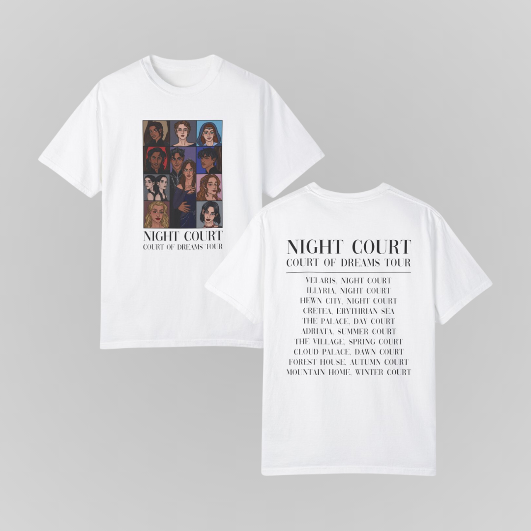 SARAH J MAAS CONCERT ERAS TEES