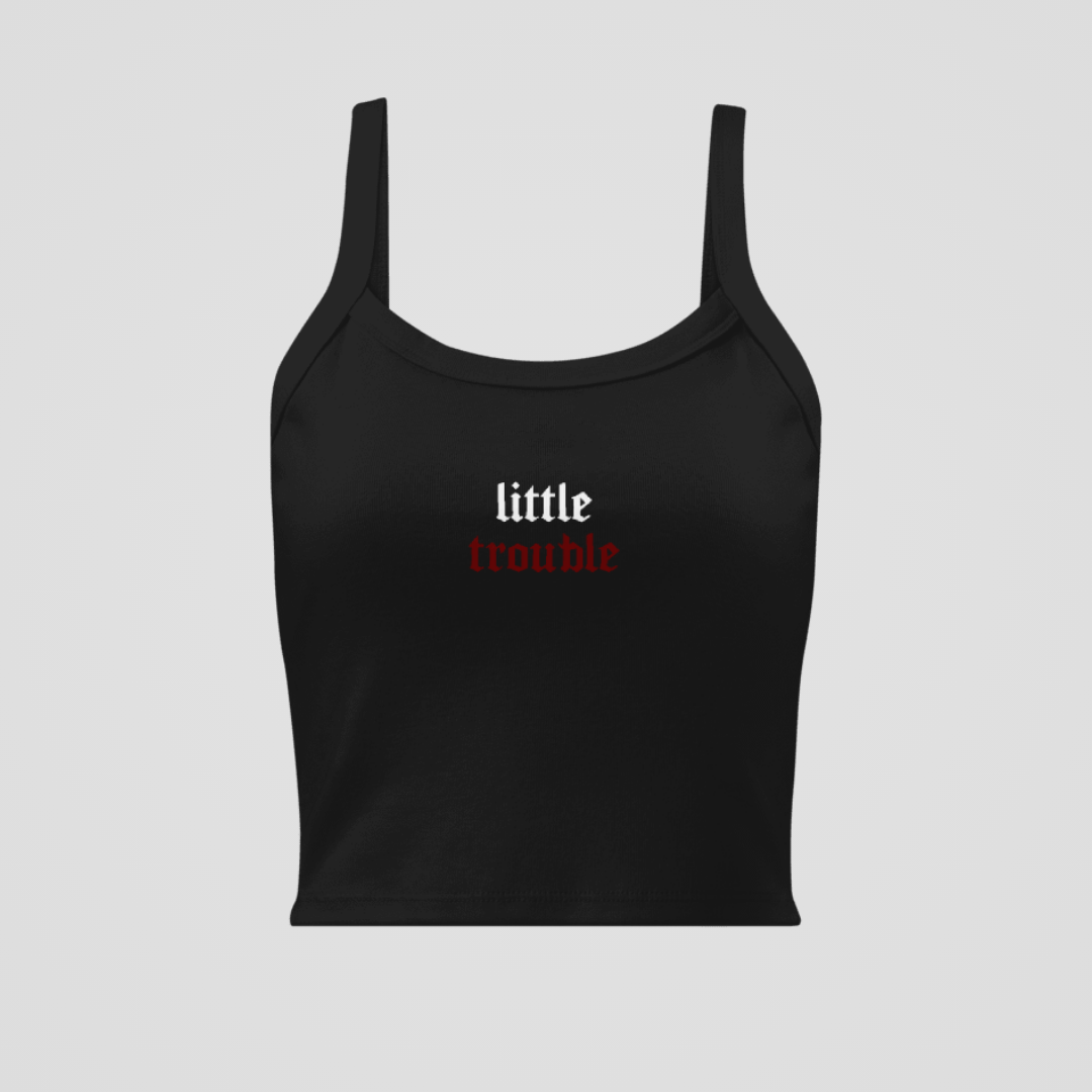 DEVIL'S NIGHT NICKNAMES EMBROIDERED BABY TANKS