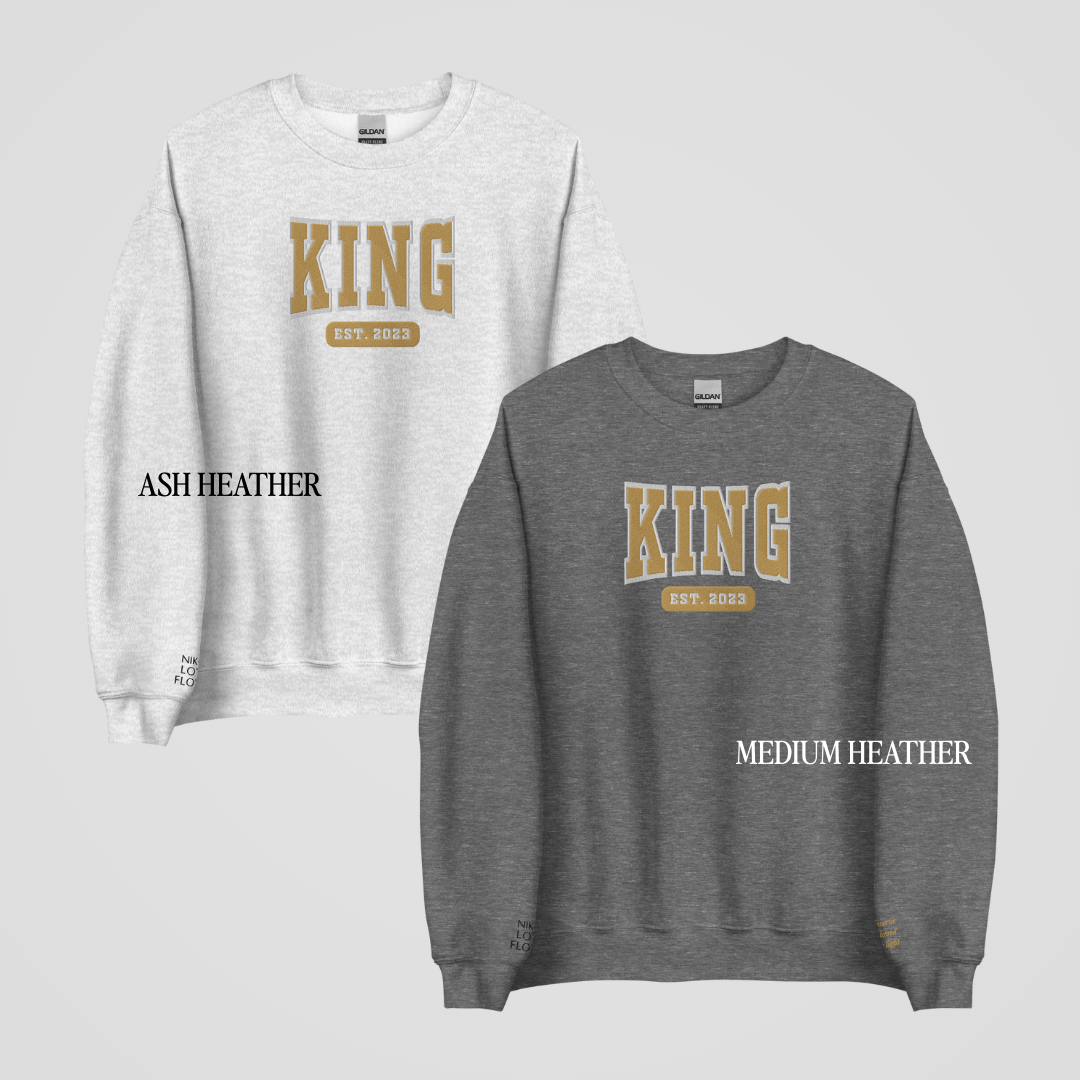 LEGACY OF GODS COLLEGIATE EMBROIDERED CREWNECKS *NIKOLAI x BRANDON EDITION