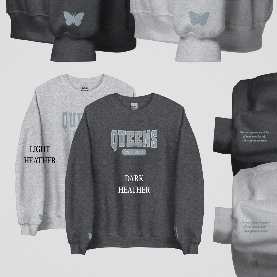 ROYAL ELITE COLLEGIATE EMBROIDERED CREWNECKS *COLE x SILVER EDITION