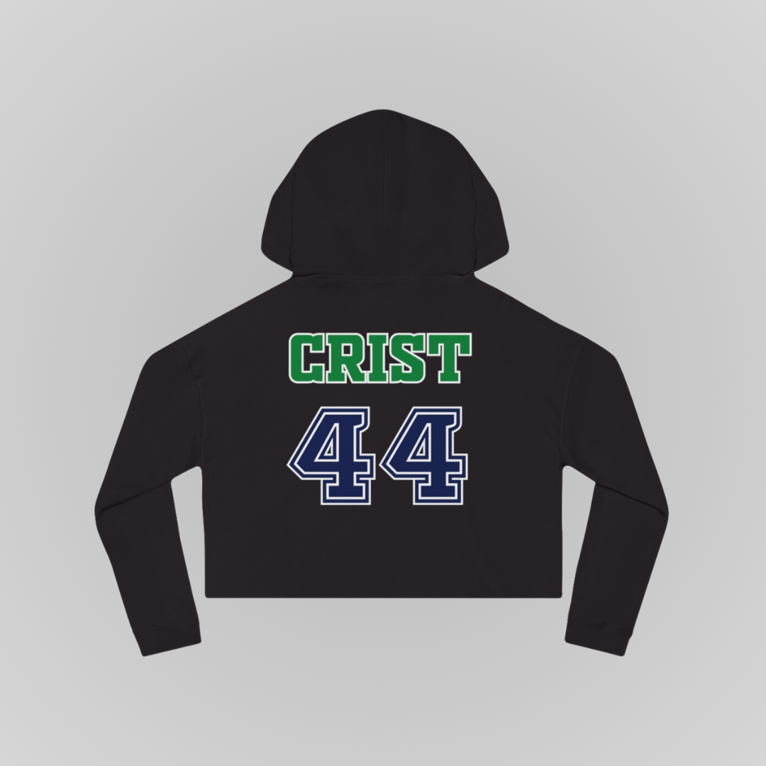 THUNDER BAY BASKETBALL WORKOUT CROP HOODIE
