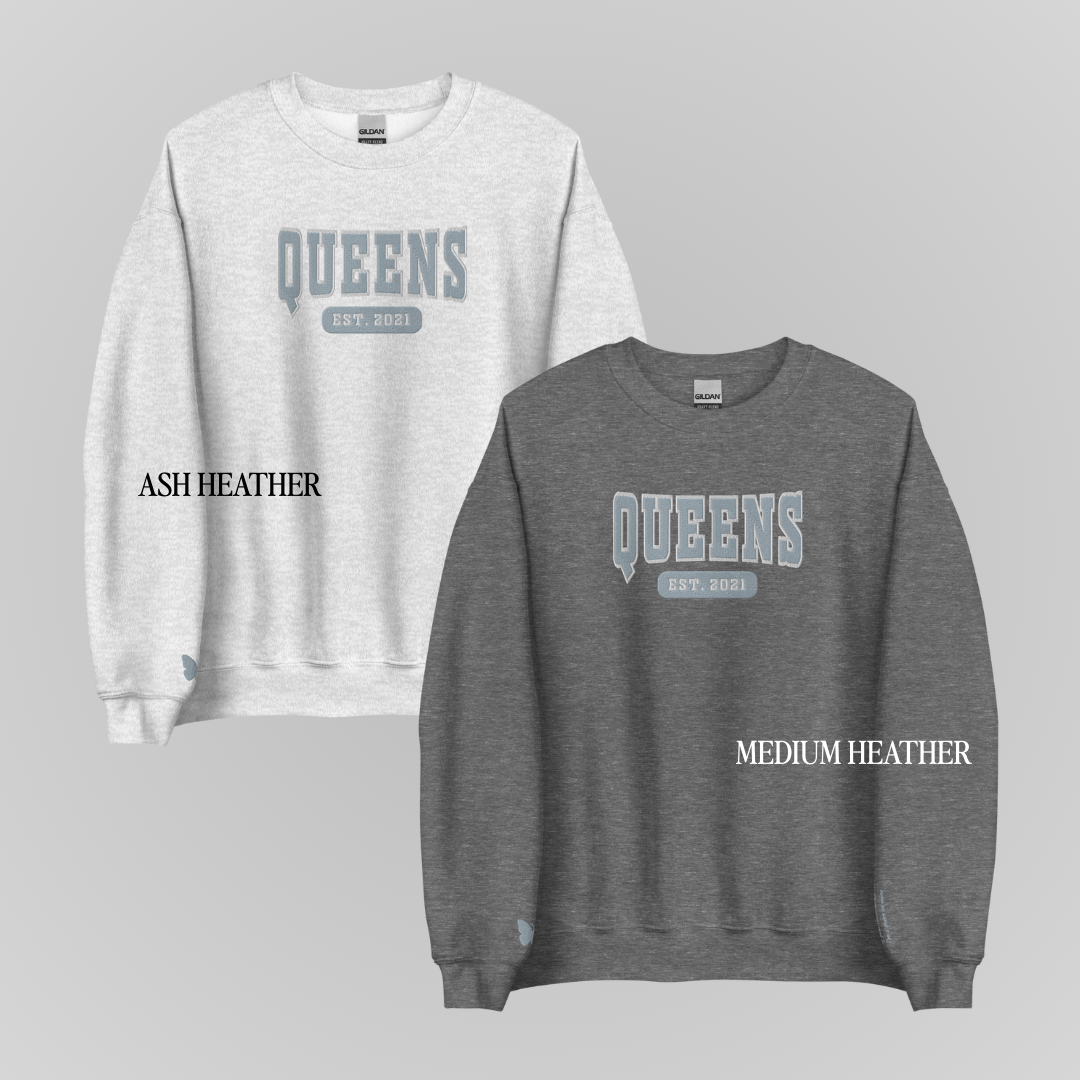 ROYAL ELITE COLLEGIATE EMBROIDERED CREWNECKS *COLE x SILVER EDITION