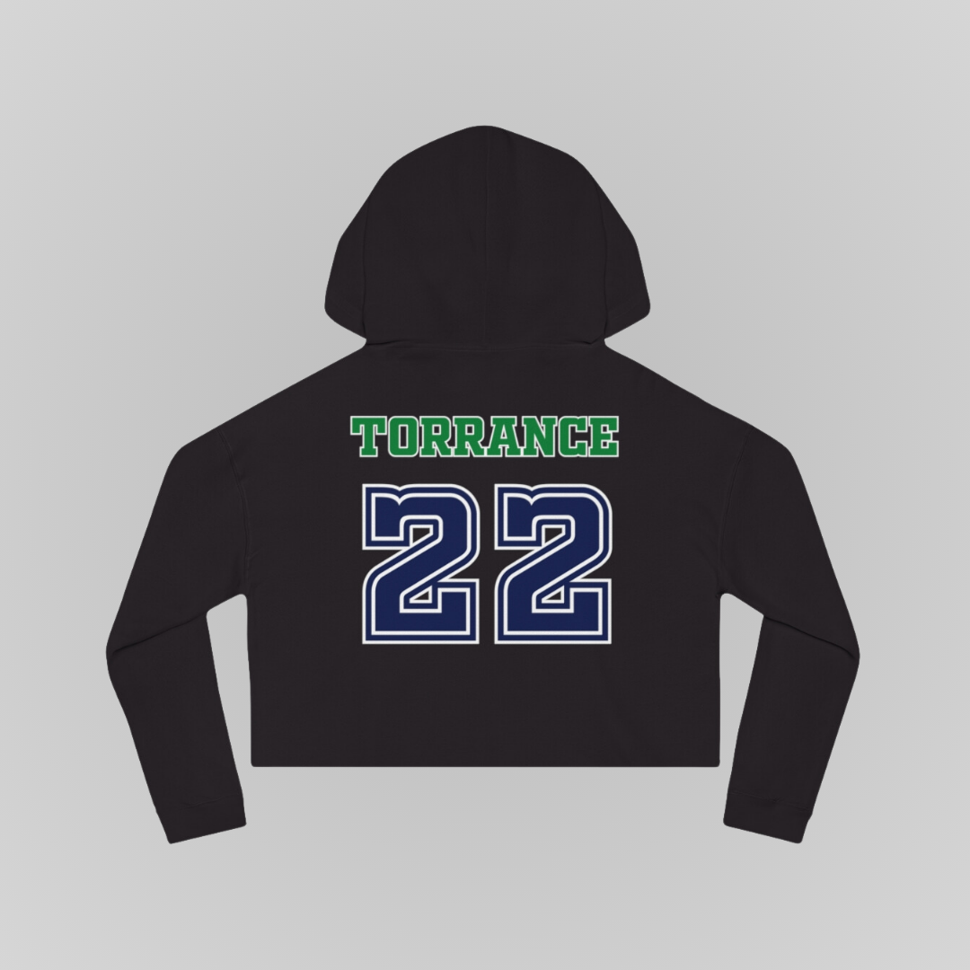 THUNDER BAY BASKETBALL WORKOUT CROP HOODIE