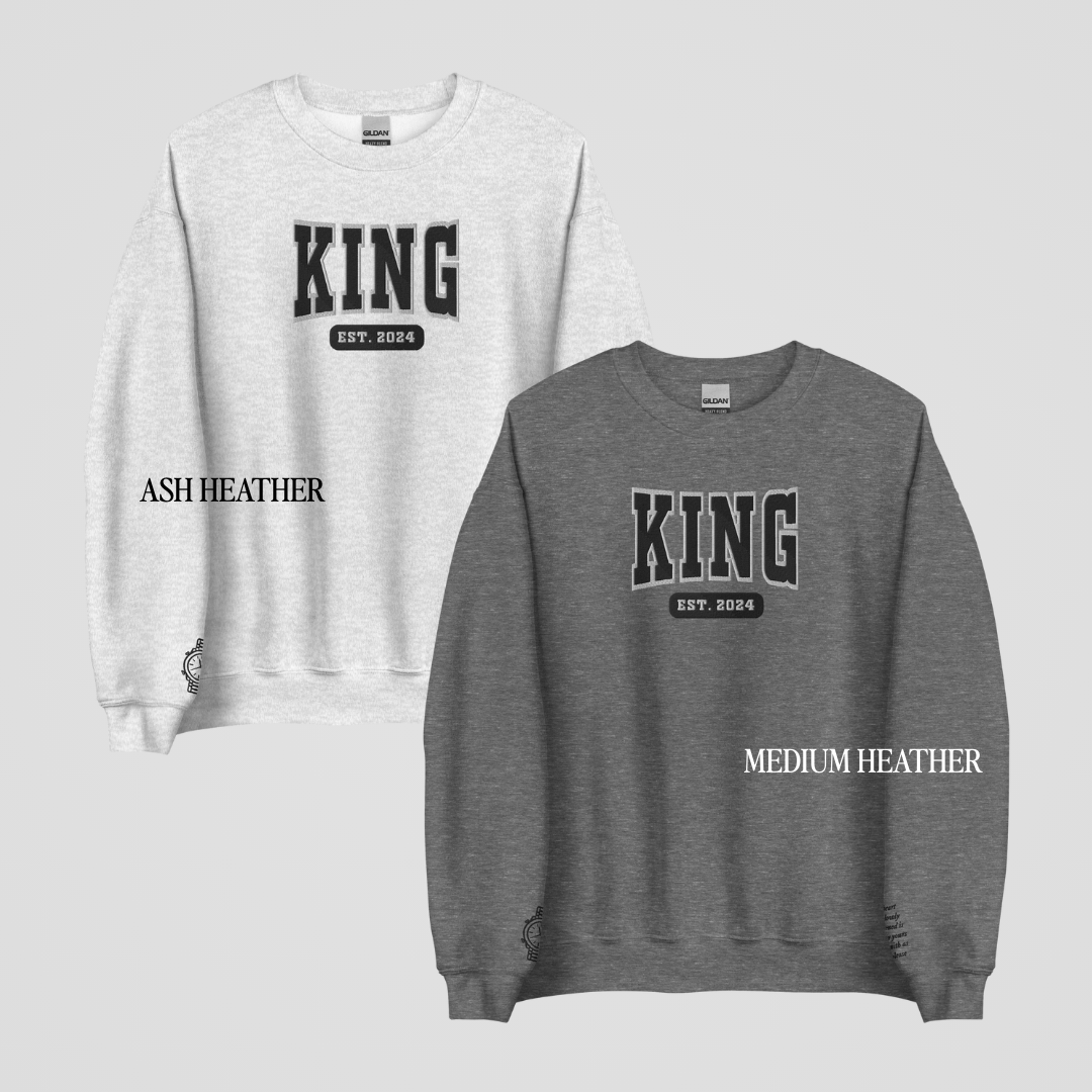 LEGACY OF GODS COLLEGIATE EMBROIDERED CREWNECKS *ELI x AVA EDITION