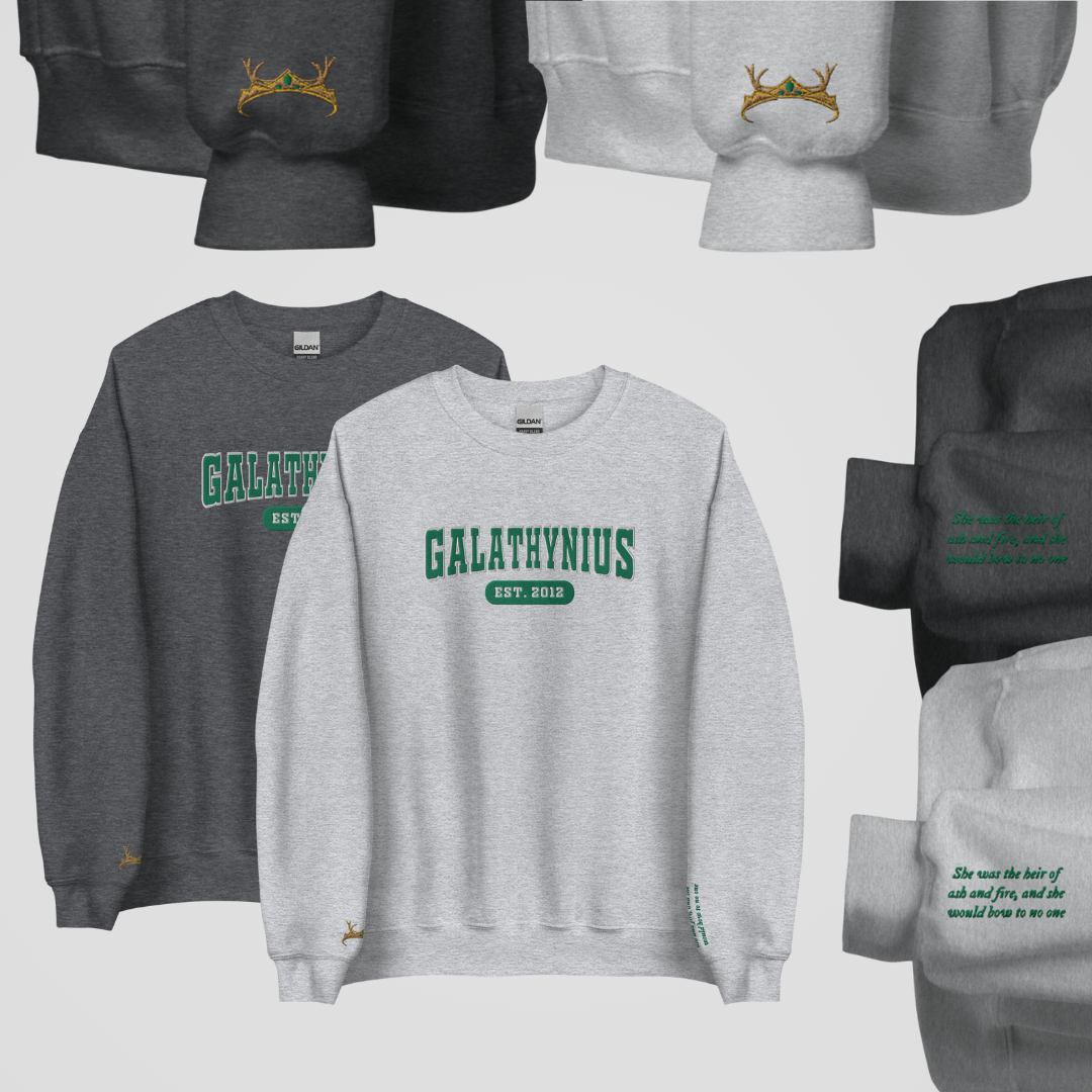 SJM COLLEGIATE EMBROIDERED CREWNECK *TOG FEMALE LEADS EDITION