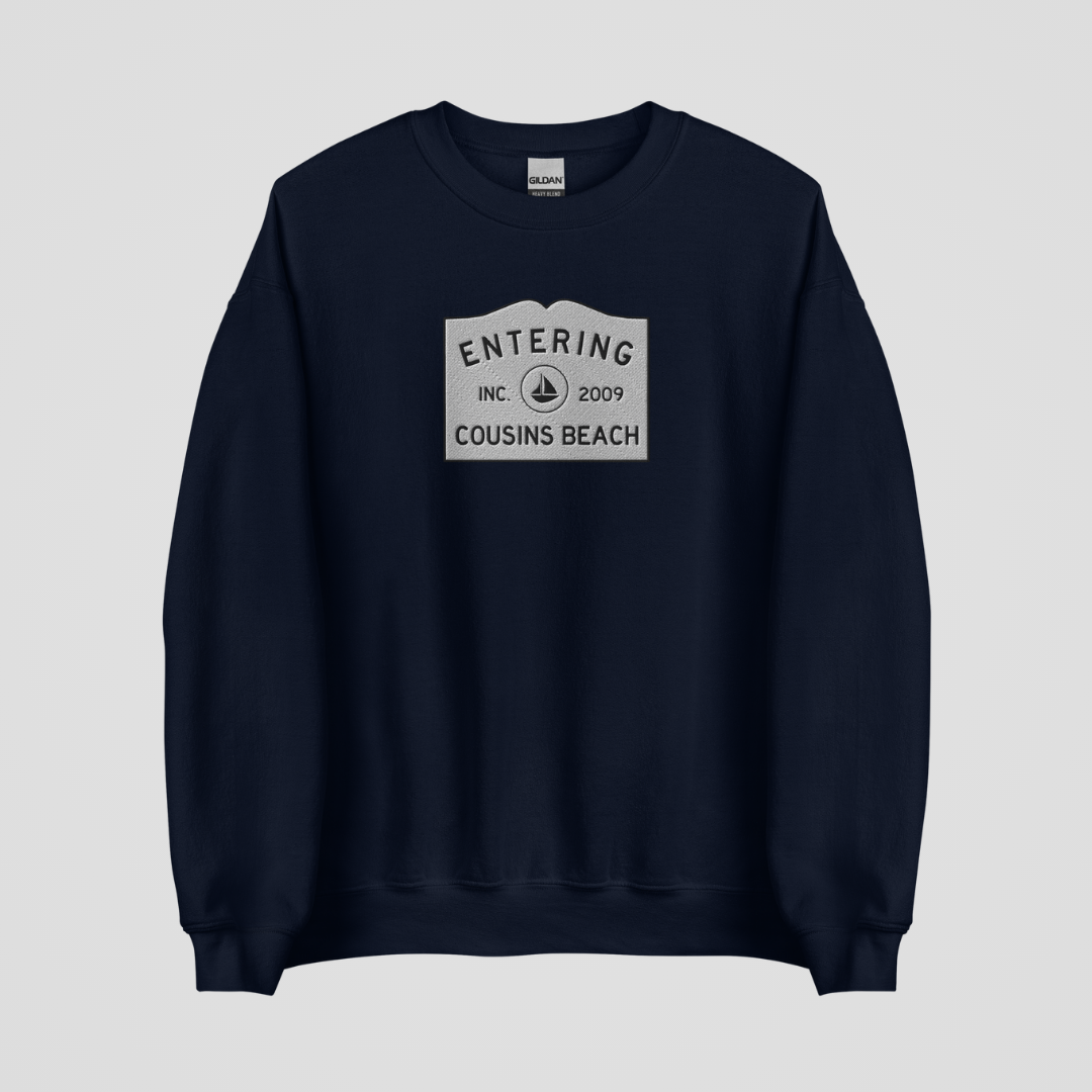 COUSINS EMBROIDERED CREWNECK