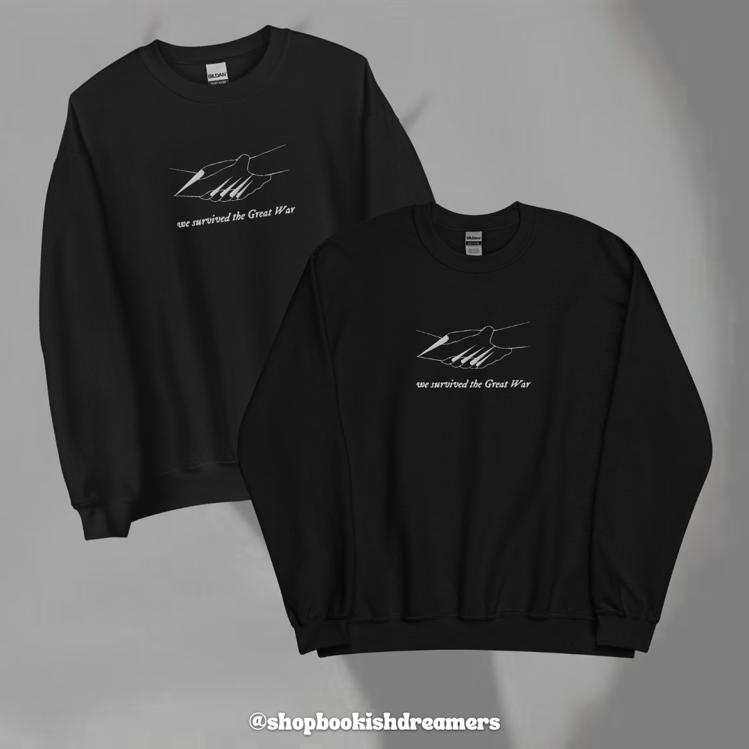 GREAT WAR EMBROIDERED CREWNECK