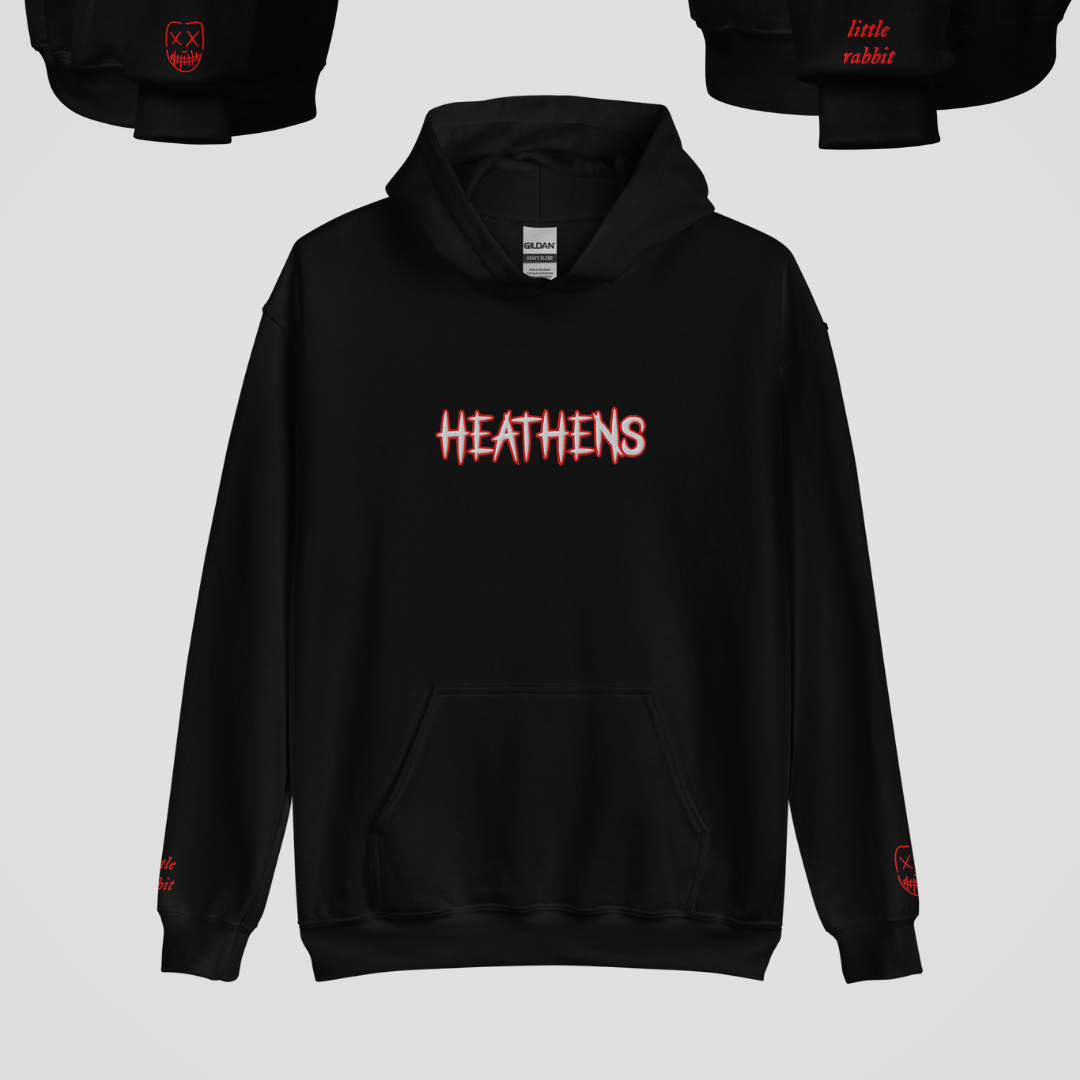 HEATHENS EMBROIDERED HOODIE