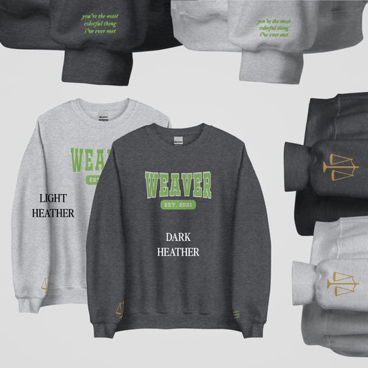 EMPIRE COLLEGIATE EMBROIDERED CREWNECKS *NATHANIEL x GWYNETH EDITION