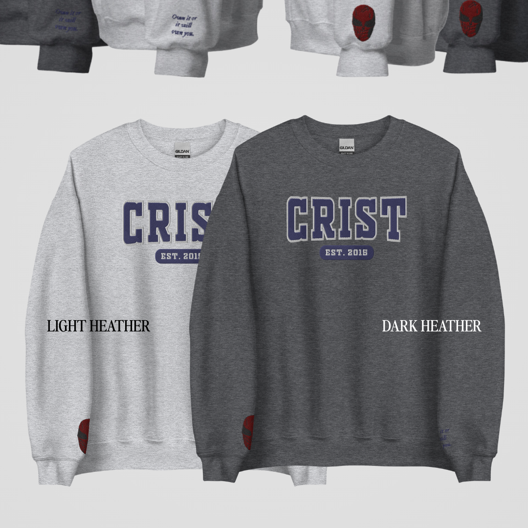 DEVIL'S NIGHT COLLEGIATE EMBROIDERED CREWNECKS *MICHAEL x RIKA EDITION