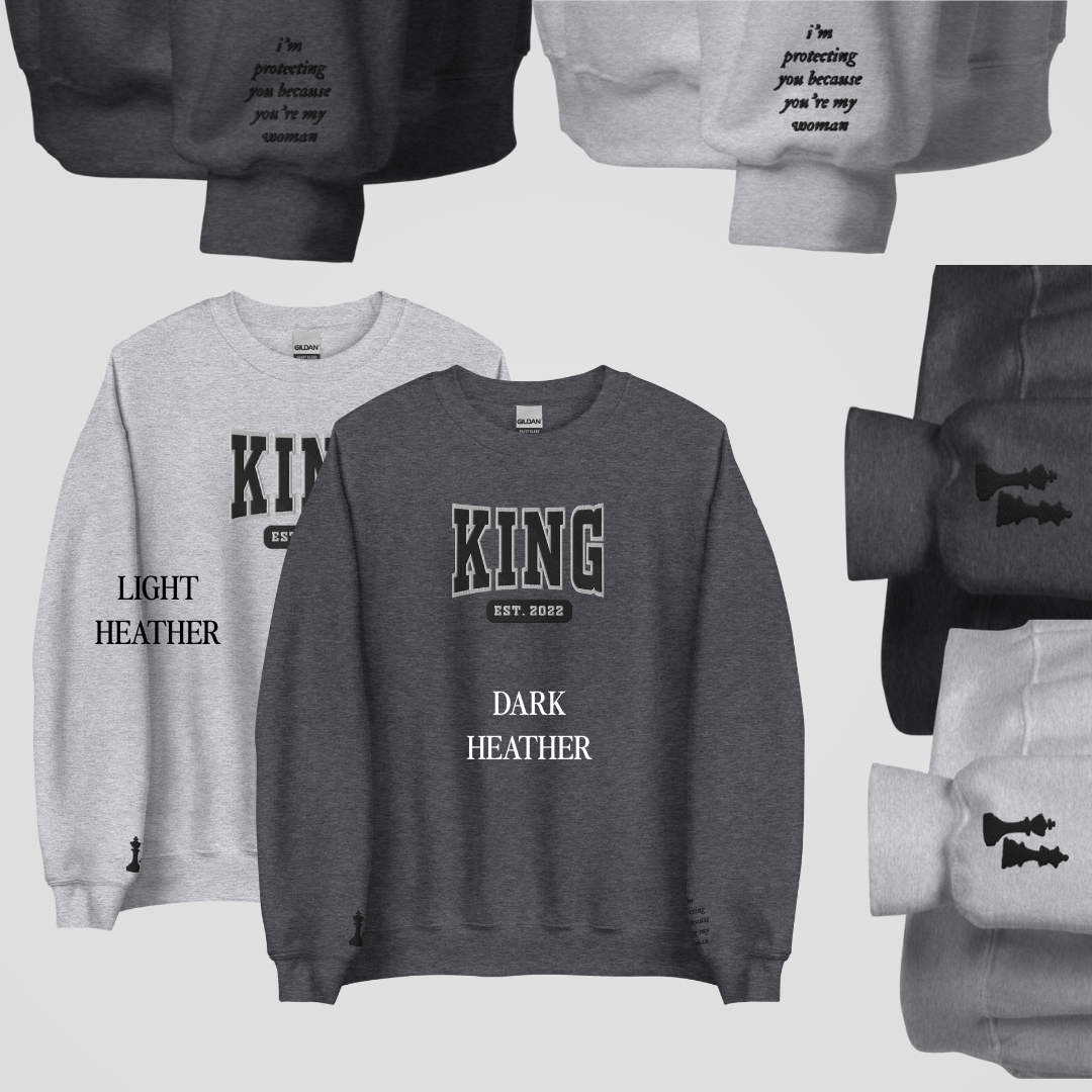 ROYAL COLLEGIATE EMBROIDERED CREWNECK *JONATHAN KING EDITION