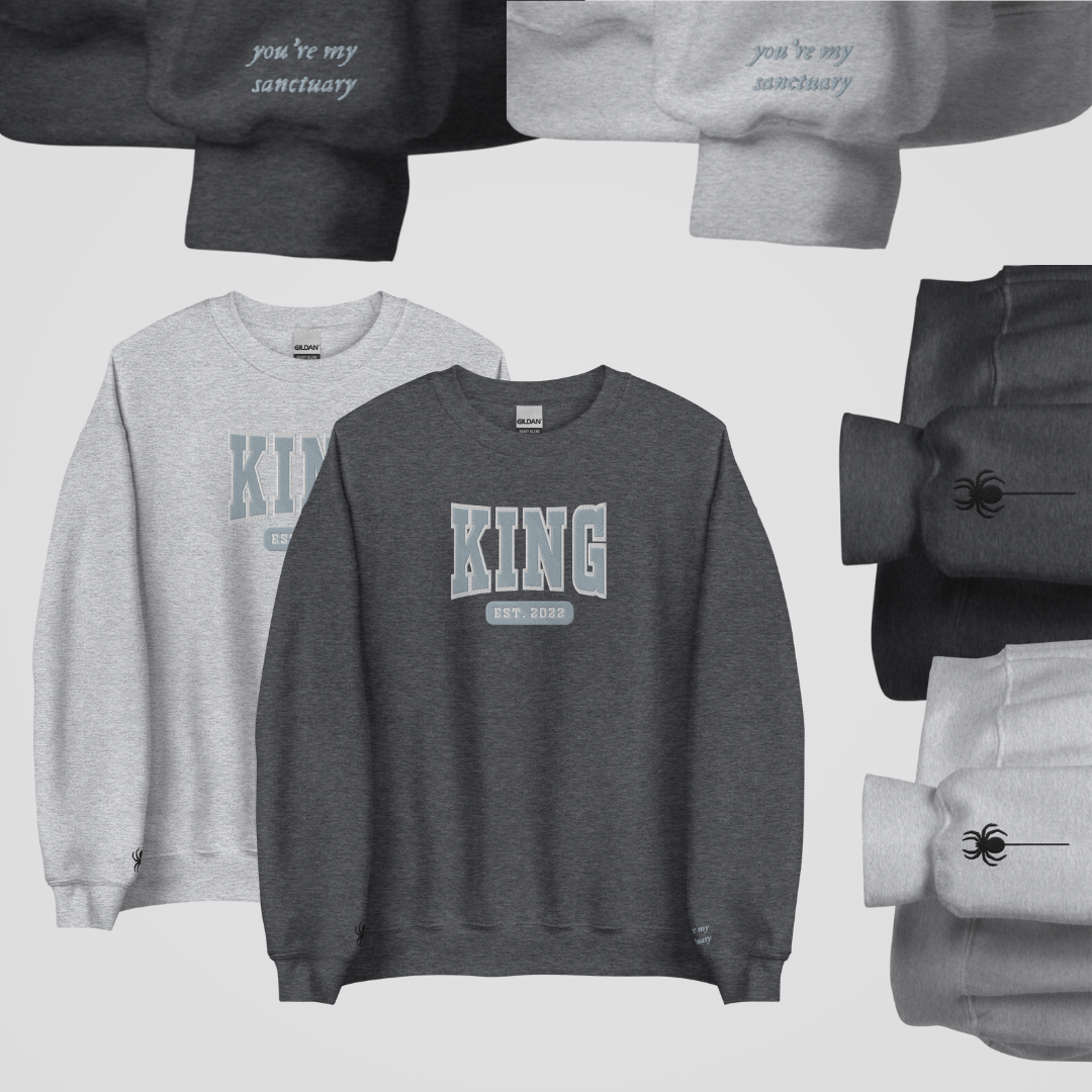 COLLEGIATE EMBROIDERED CREWNECK *ELITES x LEGACY OF GODS EDITION