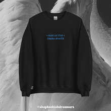 Load image into Gallery viewer, DIBS ON THE UMBRA MORTIS EMBROIDERED CREWNECK
