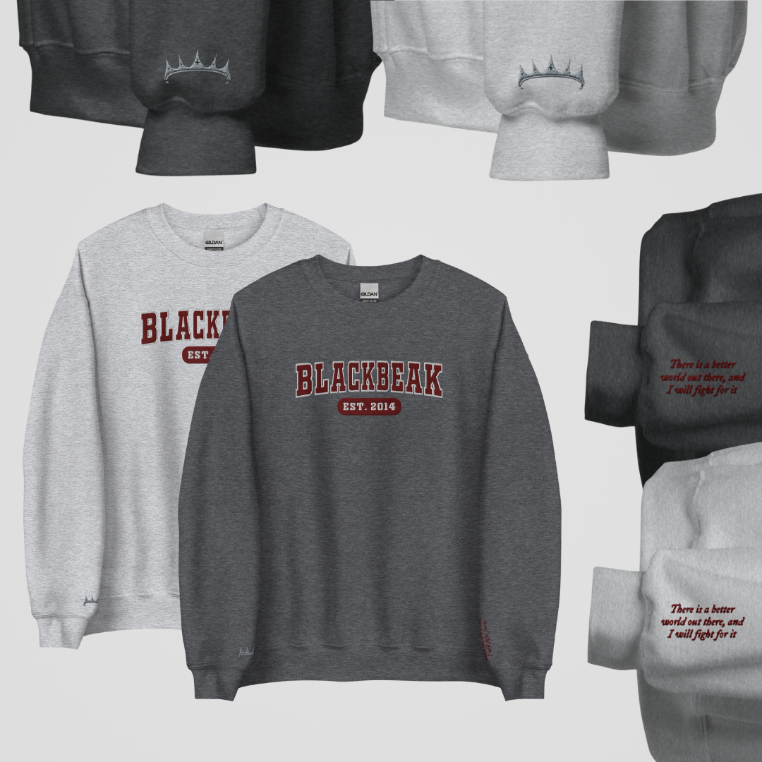 SJM COLLEGIATE EMBROIDERED CREWNECK *TOG FEMALE LEADS EDITION