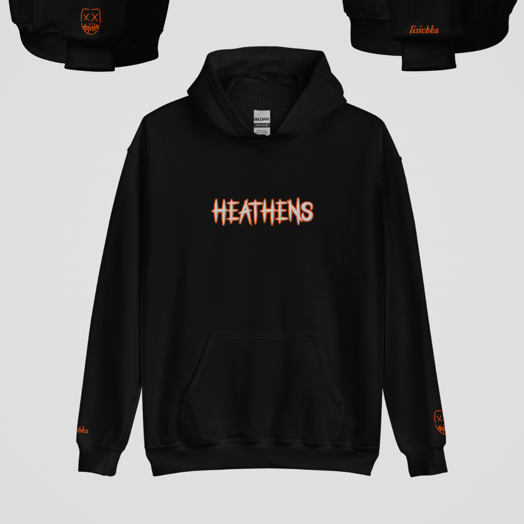 HEATHENS EMBROIDERED HOODIE