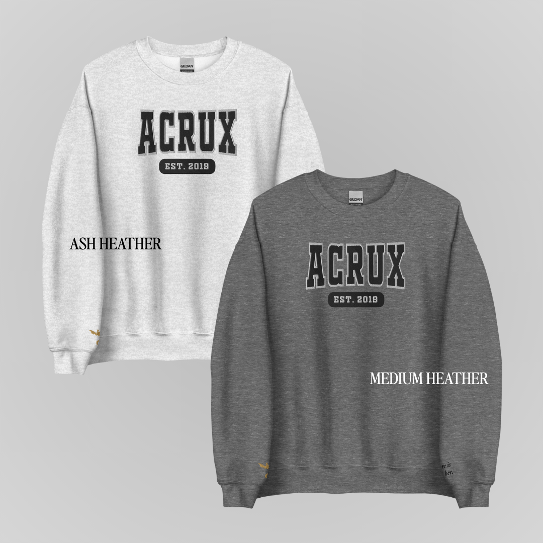 ZODIAC ACADEMY COLLEGIATE EMBROIDERED CREWNECKS *DARIUS x TORY EDITION