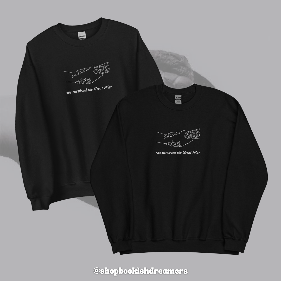 GREAT WAR EMBROIDERED CREWNECK