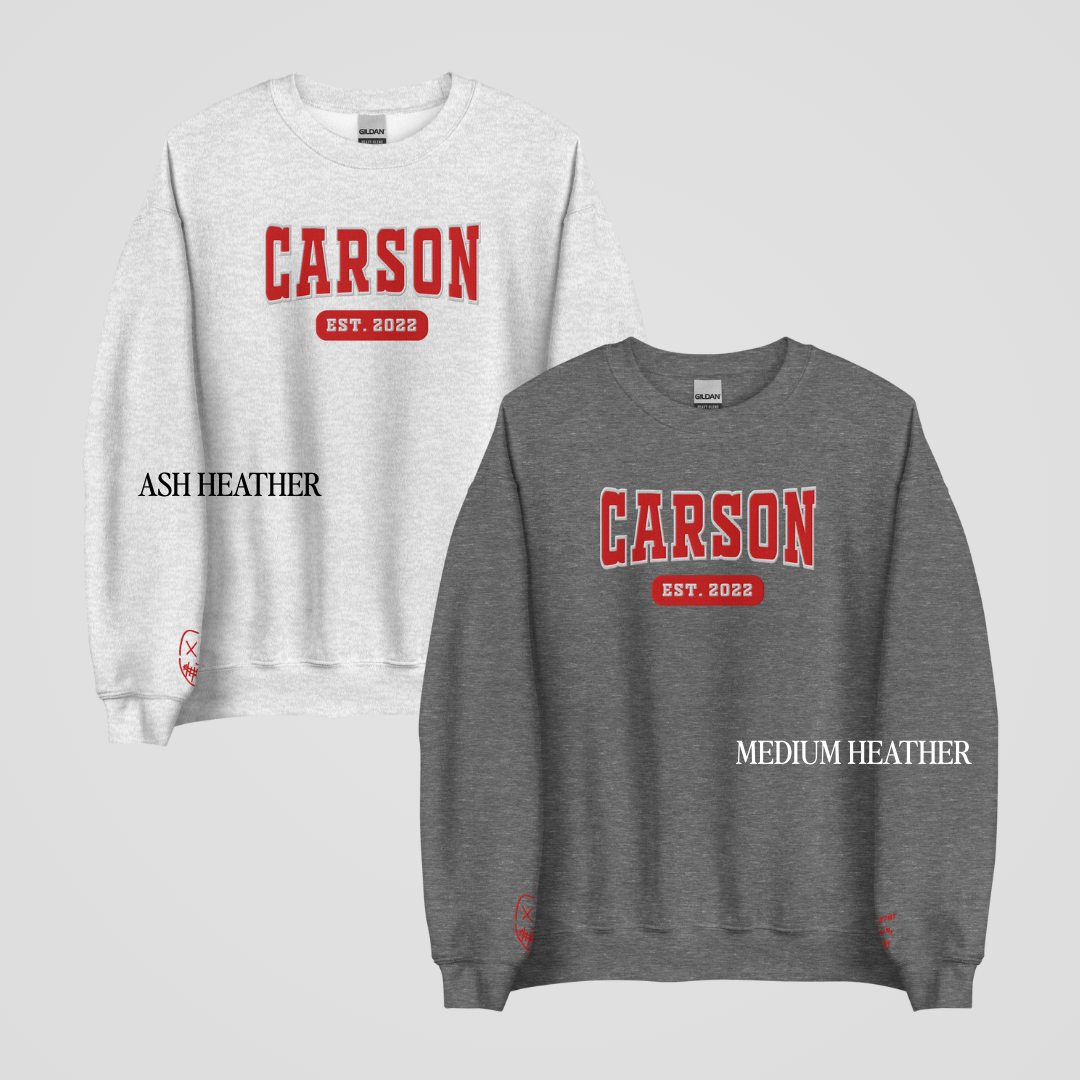 LEGACY OF GODS COLLEGIATE EMBROIDERED CREWNECKS *KILLIAN x GLYNDON EDITION