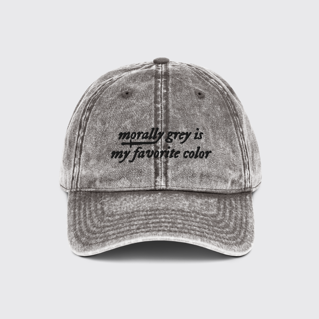 MORALLY GREY HAT