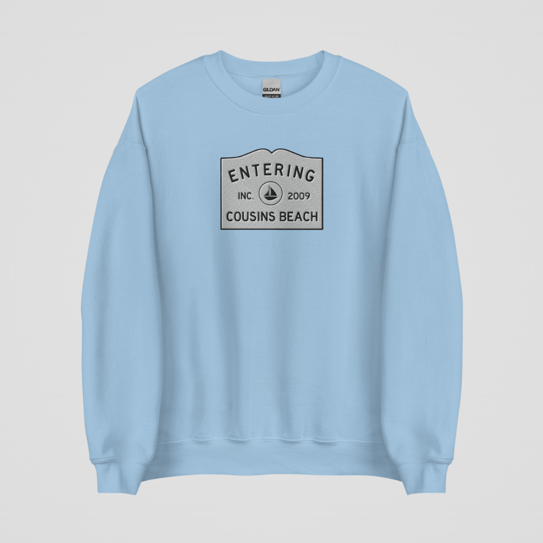 COUSINS EMBROIDERED CREWNECK