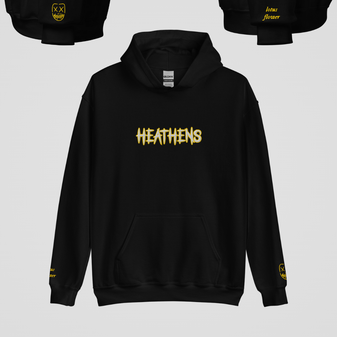 HEATHENS EMBROIDERED HOODIE