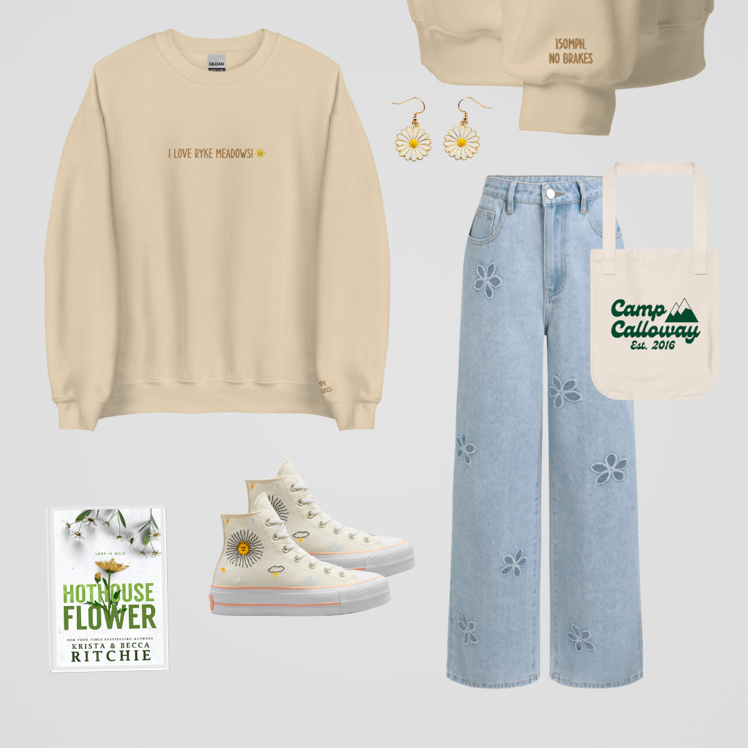 ADDICTED LOVE EMBROIDERED CREWNECK