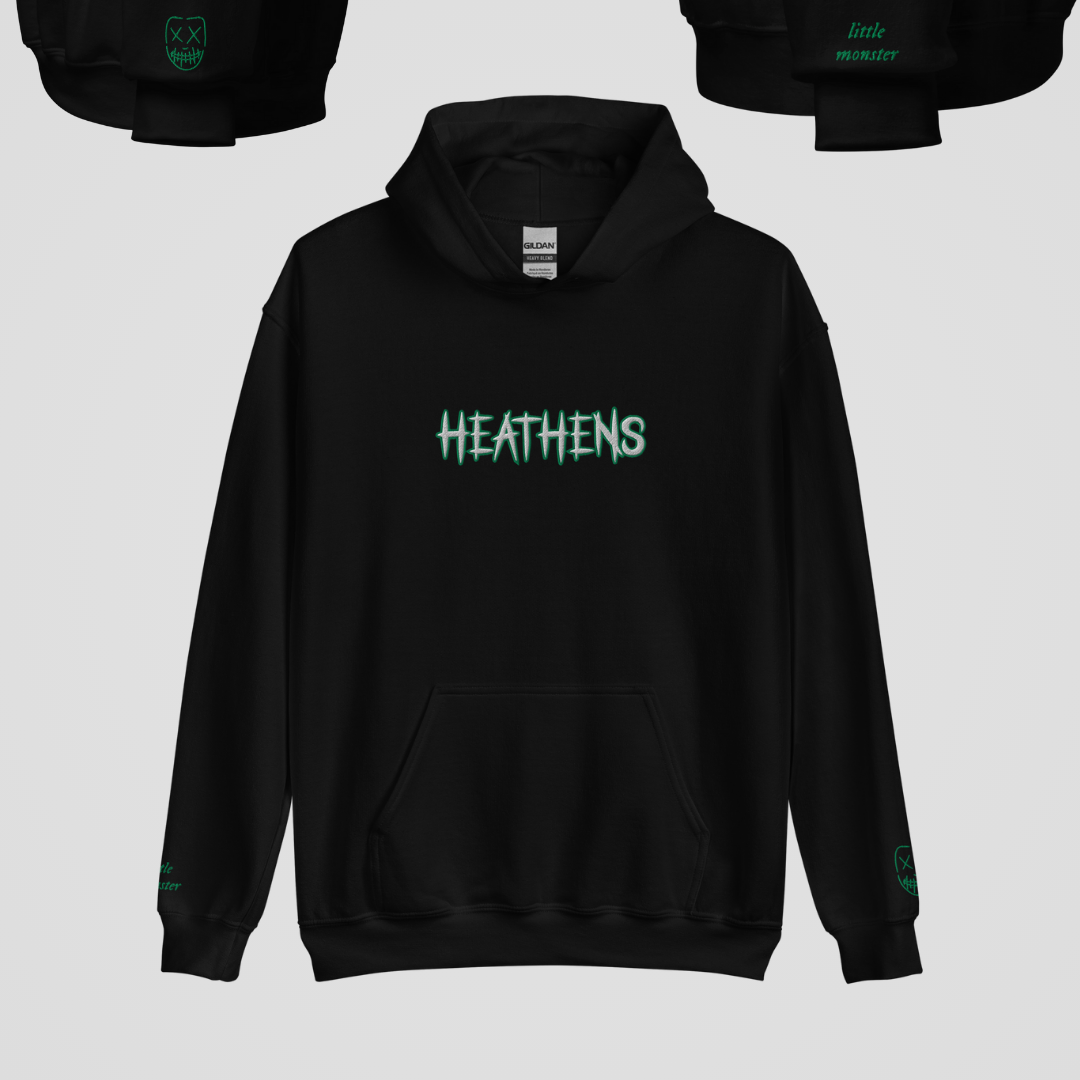 HEATHENS EMBROIDERED HOODIE