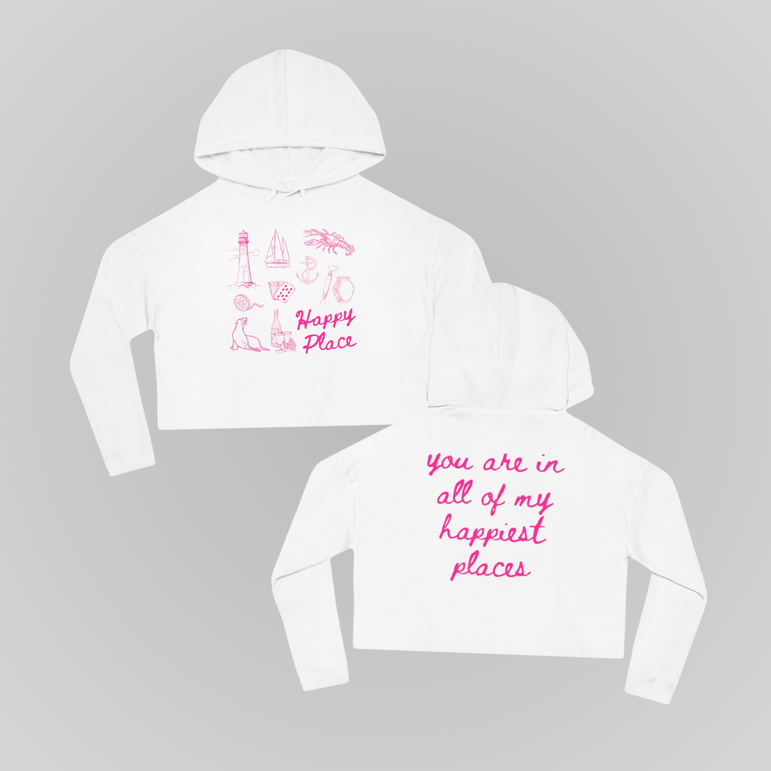 EMHEN GIRLIE CROP HOODIES (ALL BOOKS)