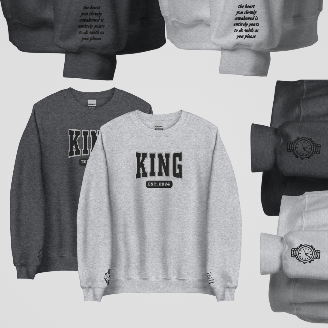 COLLEGIATE EMBROIDERED CREWNECK *ELITES x LEGACY OF GODS EDITION