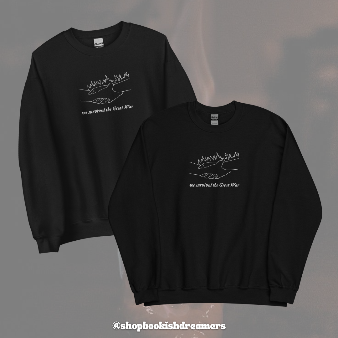 GREAT WAR EMBROIDERED CREWNECK