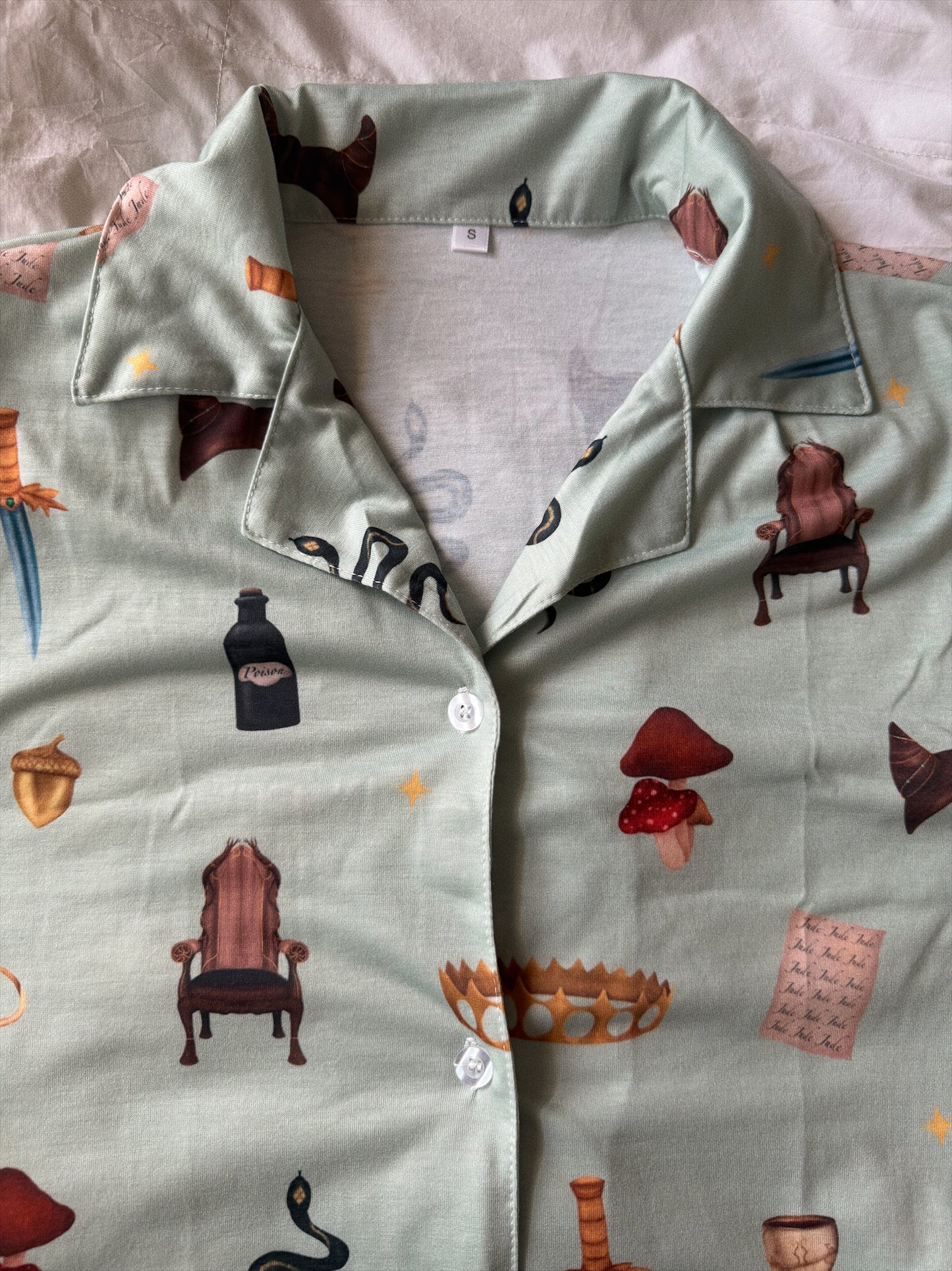 CRUEL PRINCE PAJAMA SHORTS SET